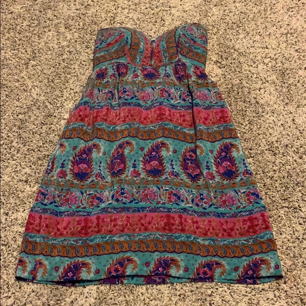 Maple strapless dress